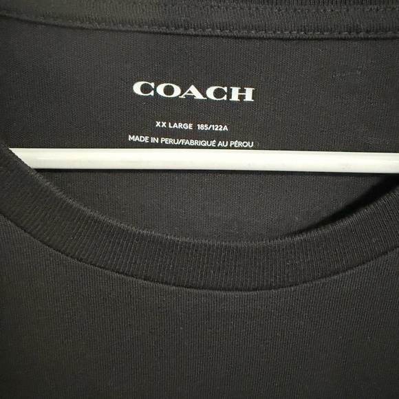 Coach Black Graphic Men's Tee - like New ! XXL - Picture 11 of 14